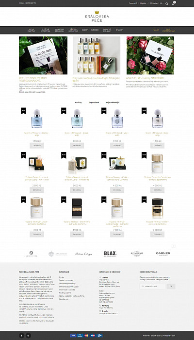 E-shop s parfémy a kozmetikou